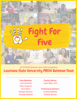 Louisiana State University PRSSA Bateman Team