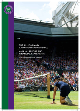The All England Lawn Tennis Ground Plc Annual Report and Financial Statements