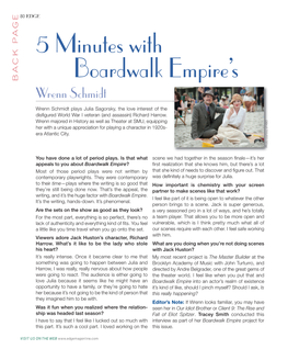 5 Minutes with Boardwalk Empire's