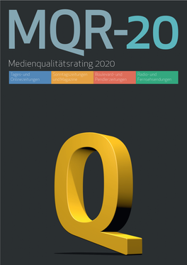 MQR-20. Medienqualitätsrating 2020