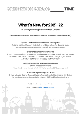 What's New for 2021-22
