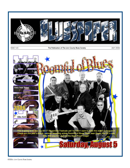 ISSUE 145 the Publication of the Linn County Blues Society JULY 2006