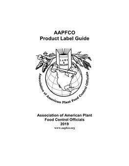 AAPFCO Product Label Guide