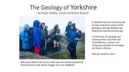 Geology of the OUGS Yorkshire Branch