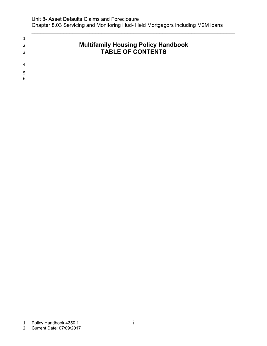 Unit 8- Asset Defaults Claims and Foreclosure