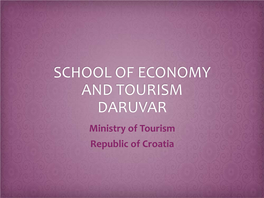 Ekonomska I Turistička Škola Daruvar