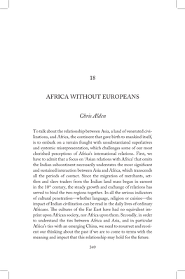Africa Without Europeans