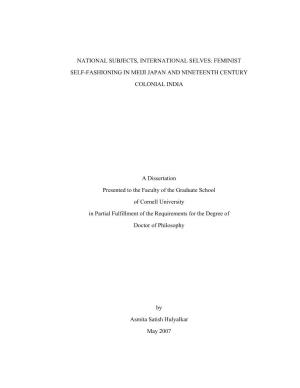 Dissertation Asmita in Full.Pdf (1.571Mb)