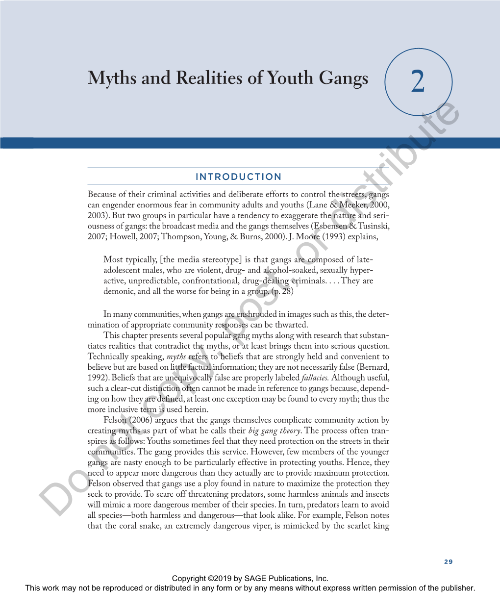 Chapter 2. Myths and Realities of Youth Gangs