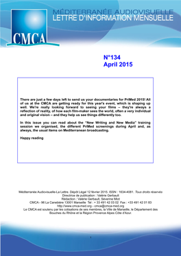 English Version N. 134 – April 2015
