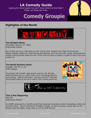 LA Comedy Guide Looking for Some Laughs but Don't Know Where to Find Them? Check out These Tips From