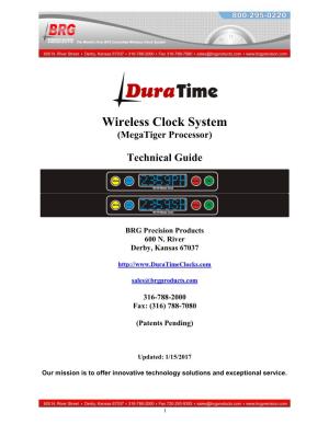 Wireless Clock System (Megatiger Processor)
