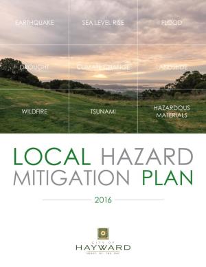 2016 Hayward Local Hazard Mitigation Plan