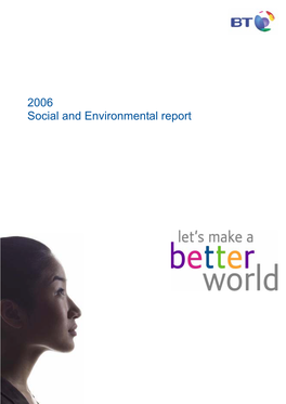 Complete BT Social and Environmental Report