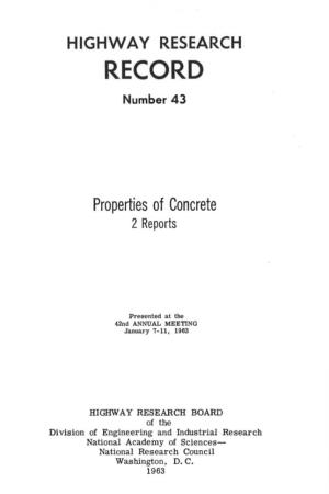 Properties of Concrete 2 Reports
