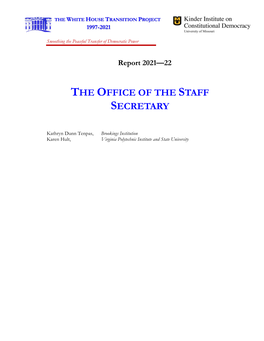 Staff Secretary