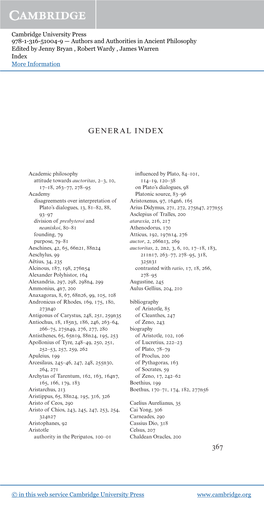 367 General Index