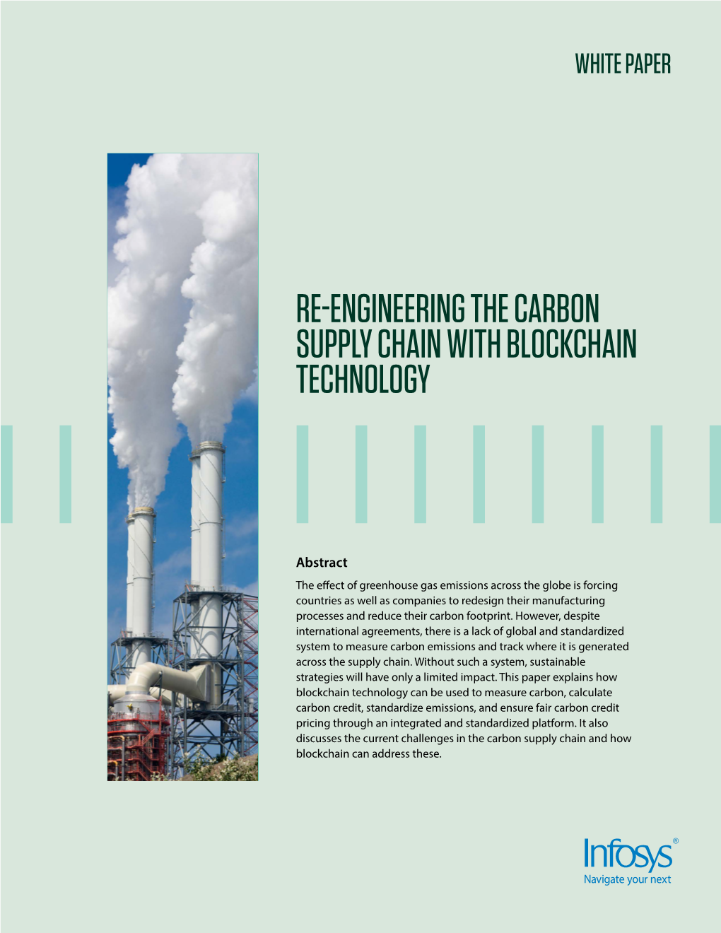 Re-Engineering the Carbon Supply Chain with Blockchain Technology