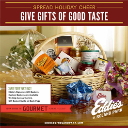 Give Gifts of Good Taste