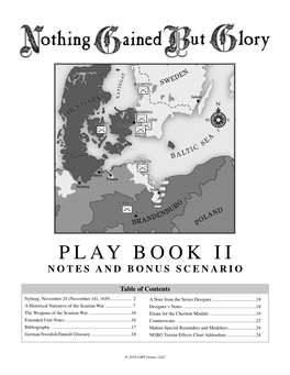 Play Book Ii Notes and Bonus Scenario