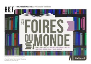 Gallimard Info@Bief.Org - WORLD BOOK FAIRS 2021 45 PUBLISHERS' CATALOGS