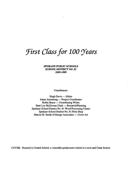 First Chs for 100 Years