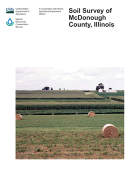 Soil Survey of Mcdonough County, Illinois
