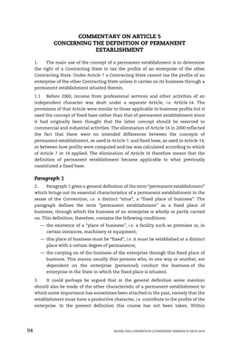 94 Commentary on Article 5 Concerning the Definition