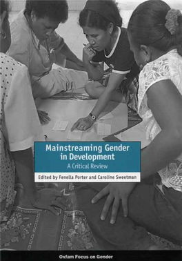 Mainstreaming Gender in Development a Critical Review
