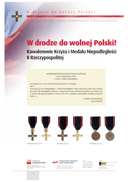 W Drodze Do Wolnej Polski Kawalerowie Krzyża I Medalu