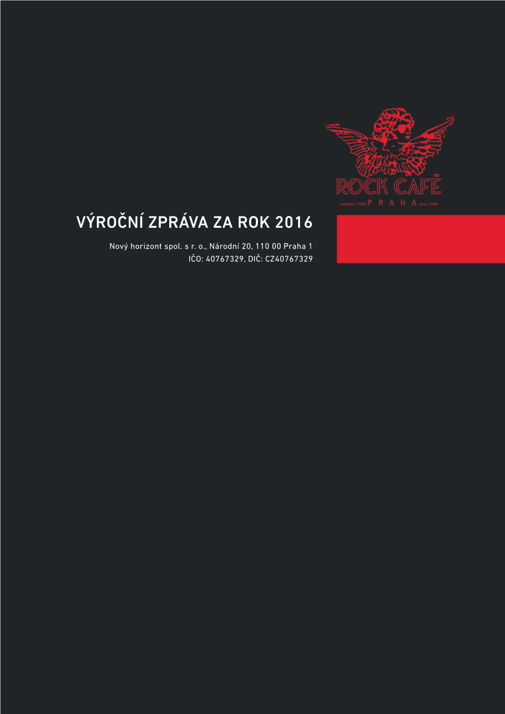 Výroční Zpráva Za Rok 2016