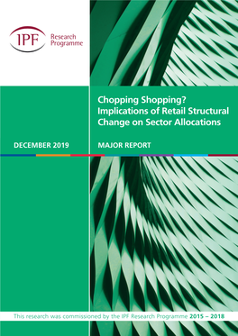 Implications of Retail Structural Change on Sector Allocations