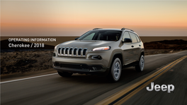 2018 Jeep Cherokee Owner's Manual