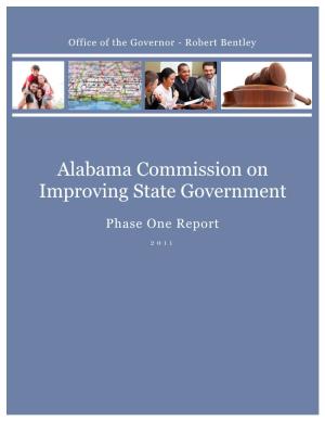 Alabama Commission on Improving State Government