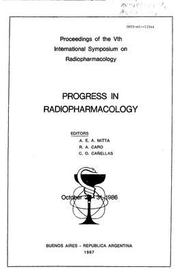 Progress in Radiopharmacology