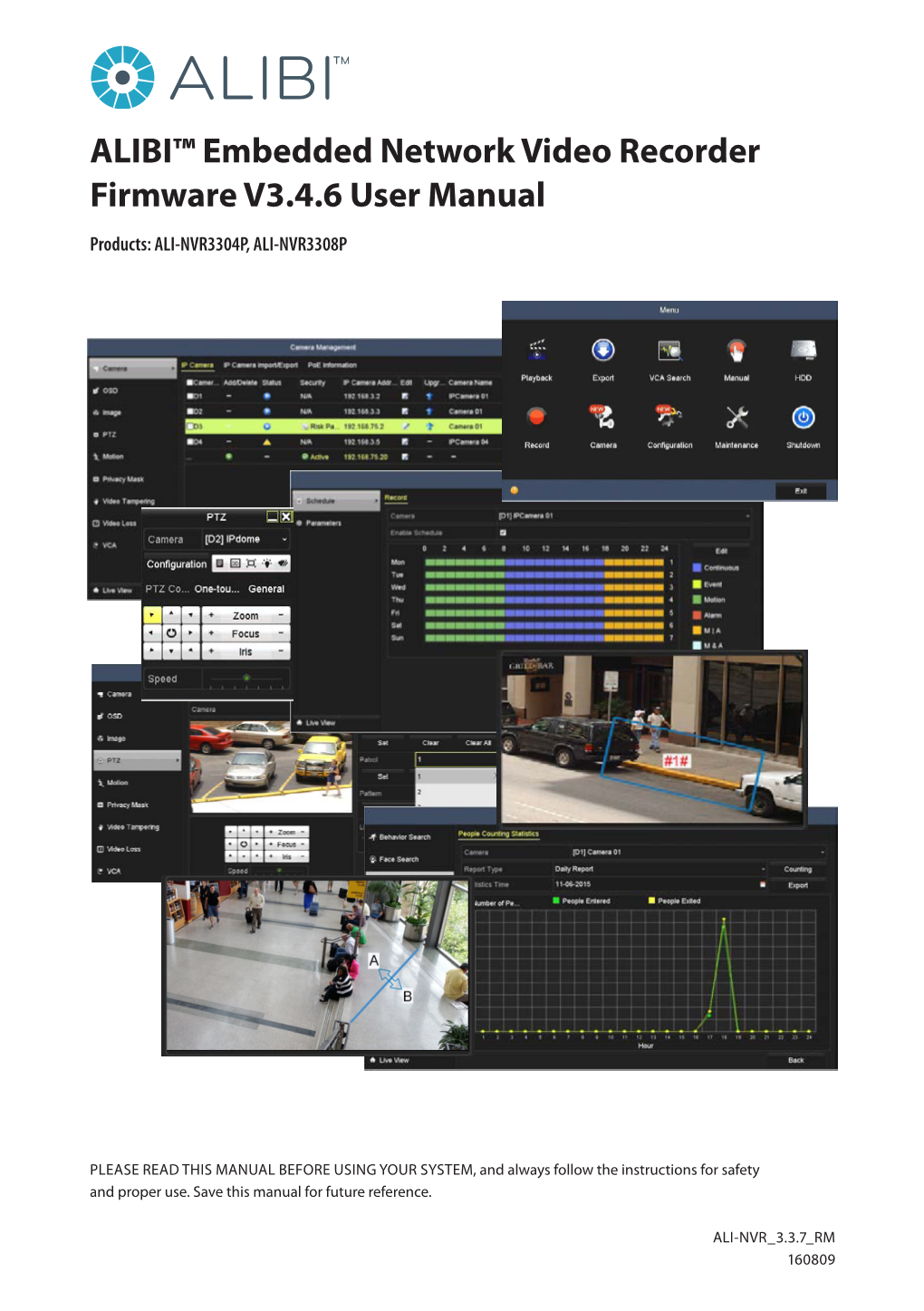 ALIBI™ Embedded Network Video Recorder Firmware V3.4.6 User Manual