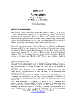 Revelation 202 1 Edition Dr