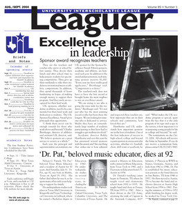 Leaguer Issue 1