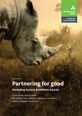 Partnering for Good Marketing Society Excellence Awards