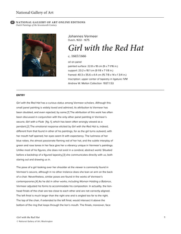 Girl with the Red Hat C