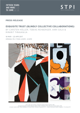 Exhibition: Exquisite Trust (Blindly Collective Collaborations)