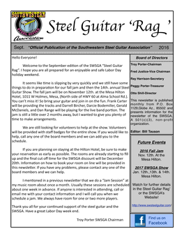 2016 Sept SWSGA Newsletter