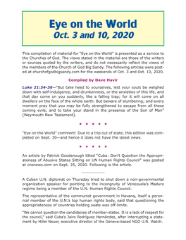 Eye on the World Havir 2020-10-03.Pdf