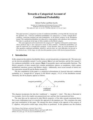 Towards a Categorical Account of Conditional Probability