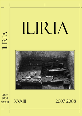 Iliria Xxxiii 2007-2008