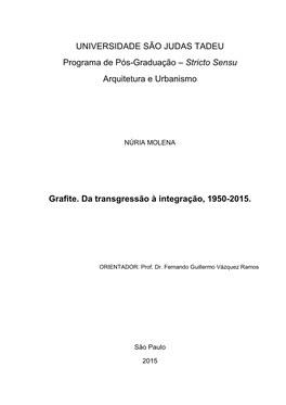 Stricto Sensu Arquitetura E Urbanismo