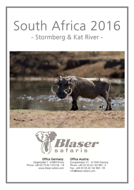 Engl South Africa Stormberg & Kat River 2016