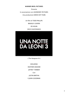 Una Notte Da Leoni 3