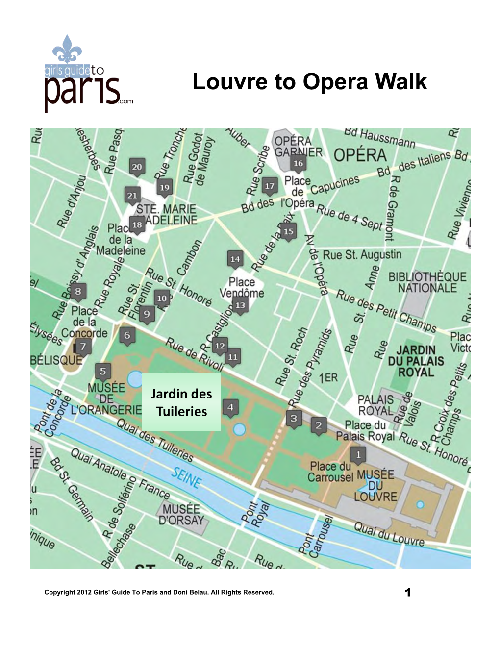 Louvre to Opera Walks
