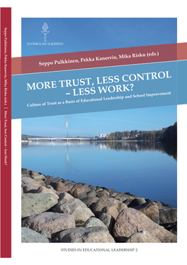 More Trust, Less Control – Less Work?